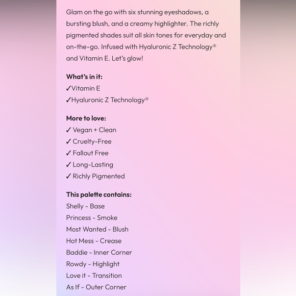 FORMULA' Z
Glamgasm Pro Artistry
Face Palette - Picture 8 of 10